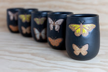 Load image into Gallery viewer, Neutral Butterfly Ceramic Tumbler
