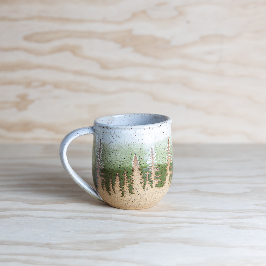 PRE ORDER-Olive Pine Tree Mug