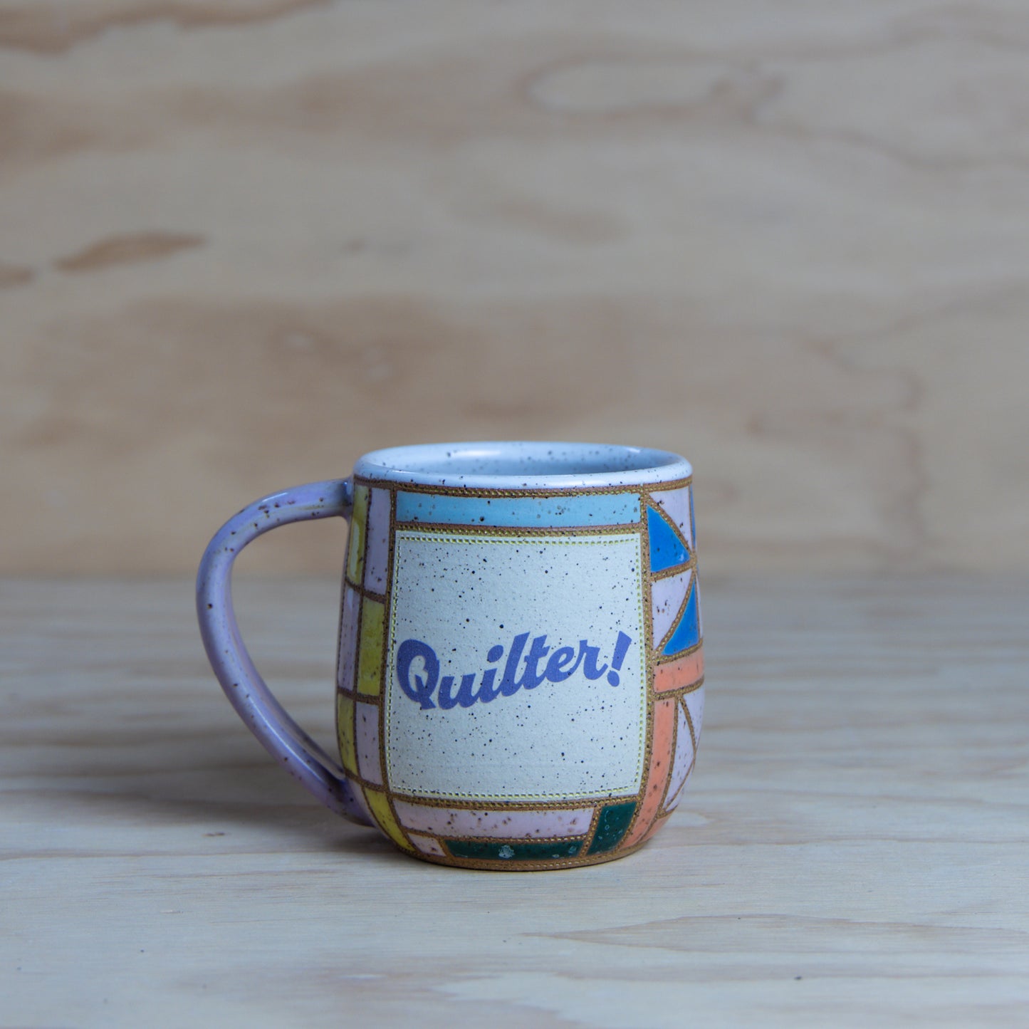 #11 Improv Quilt Mug