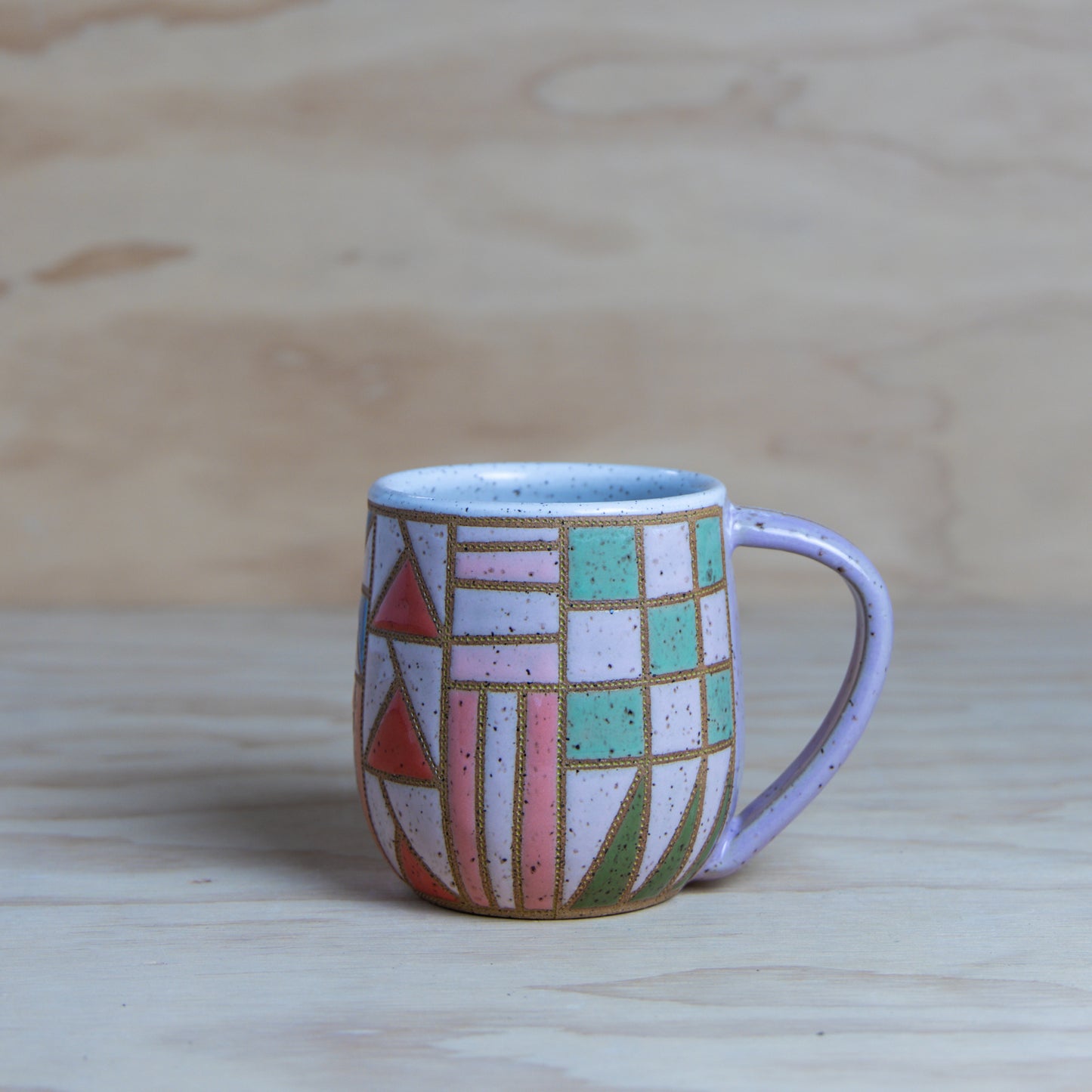 #11 Improv Quilt Mug
