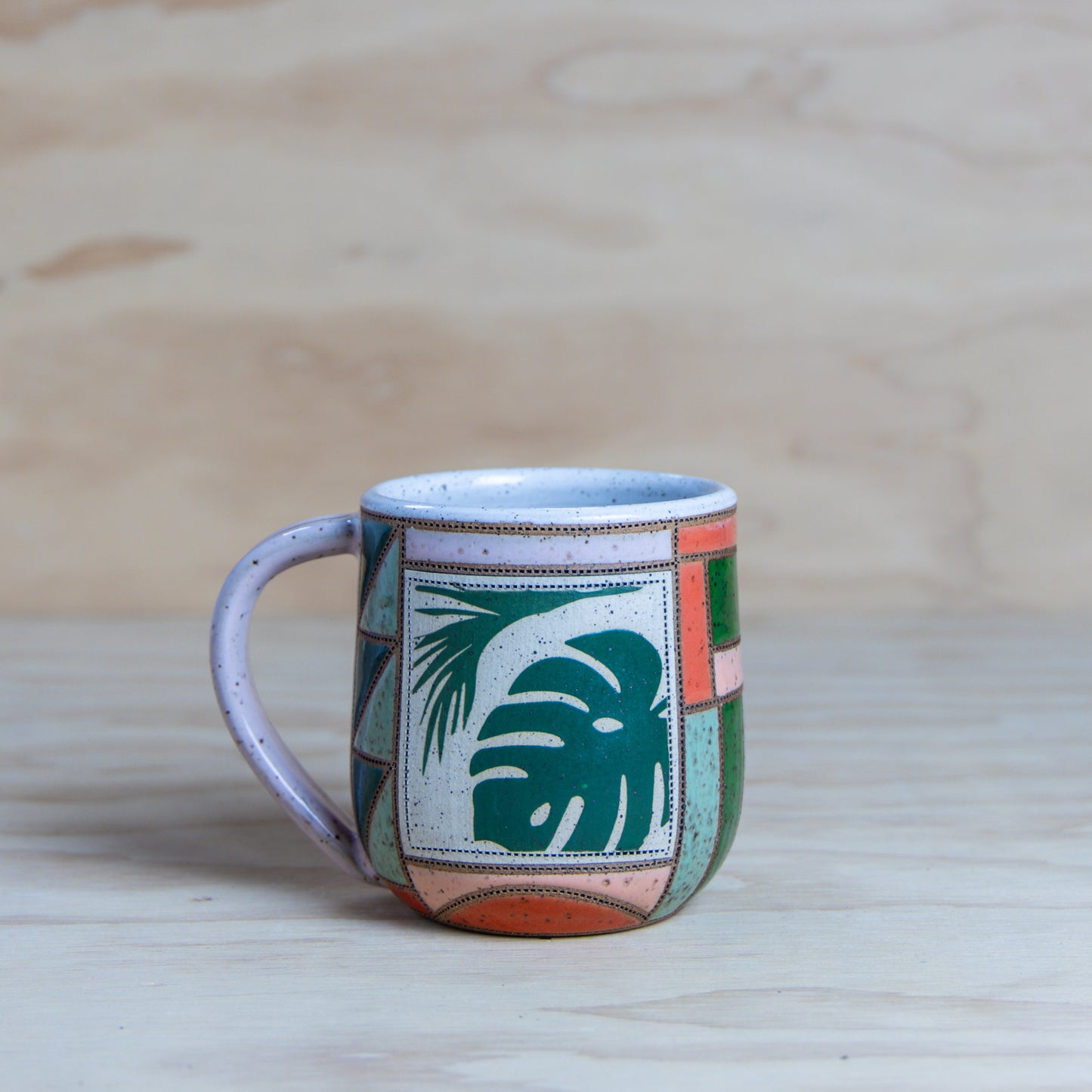 #12 Improv Quilt Mug