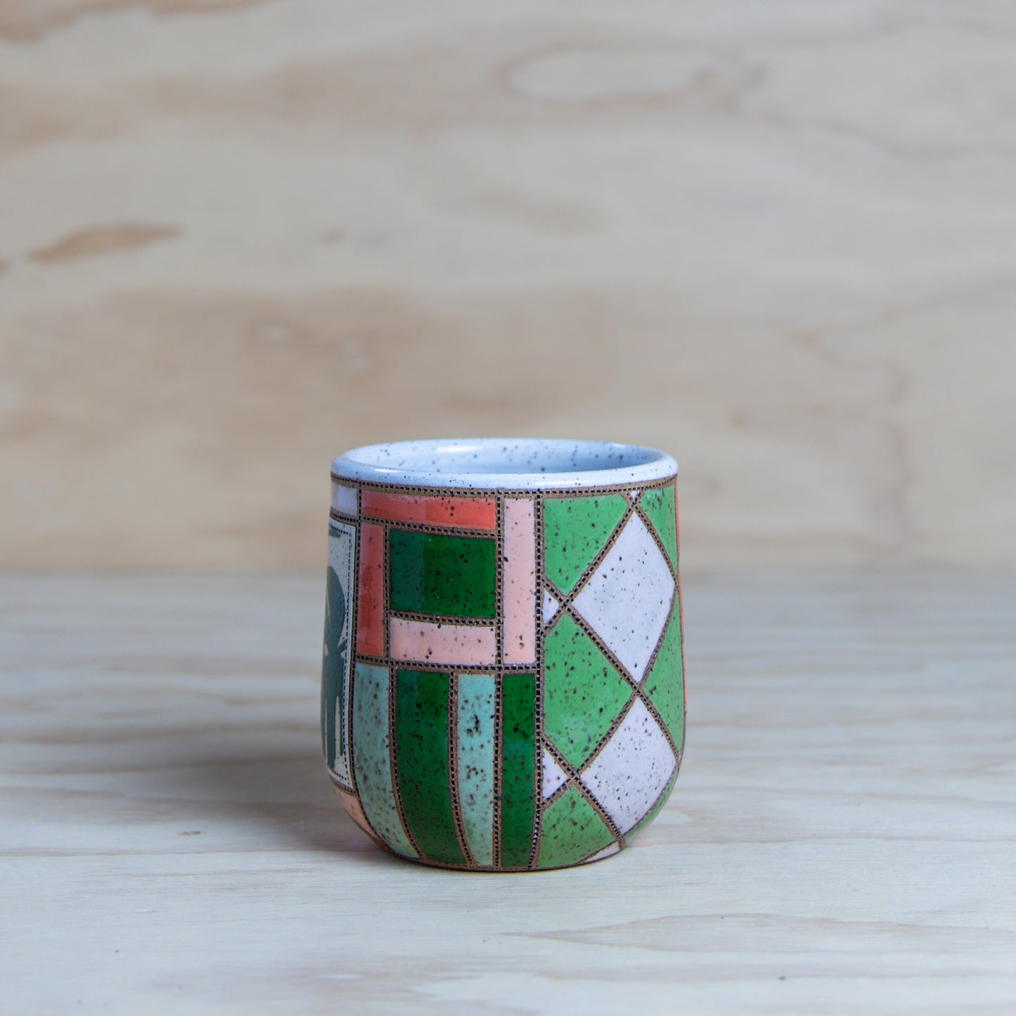 #12 Improv Quilt Mug
