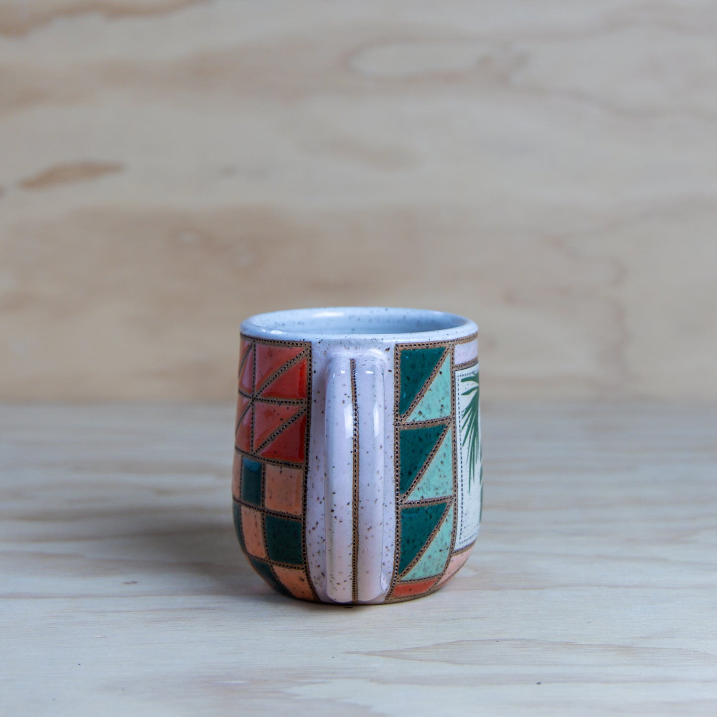 #12 Improv Quilt Mug