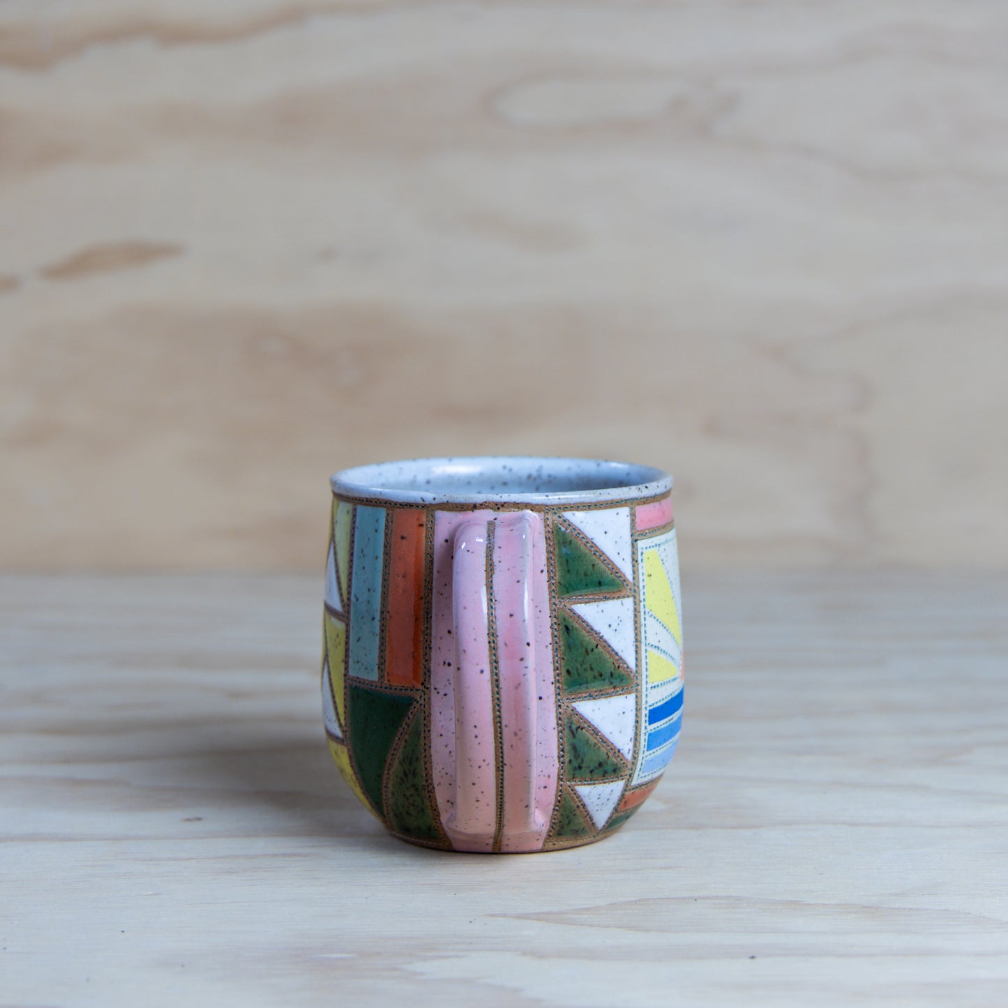 #13 Improv Quilt Mug