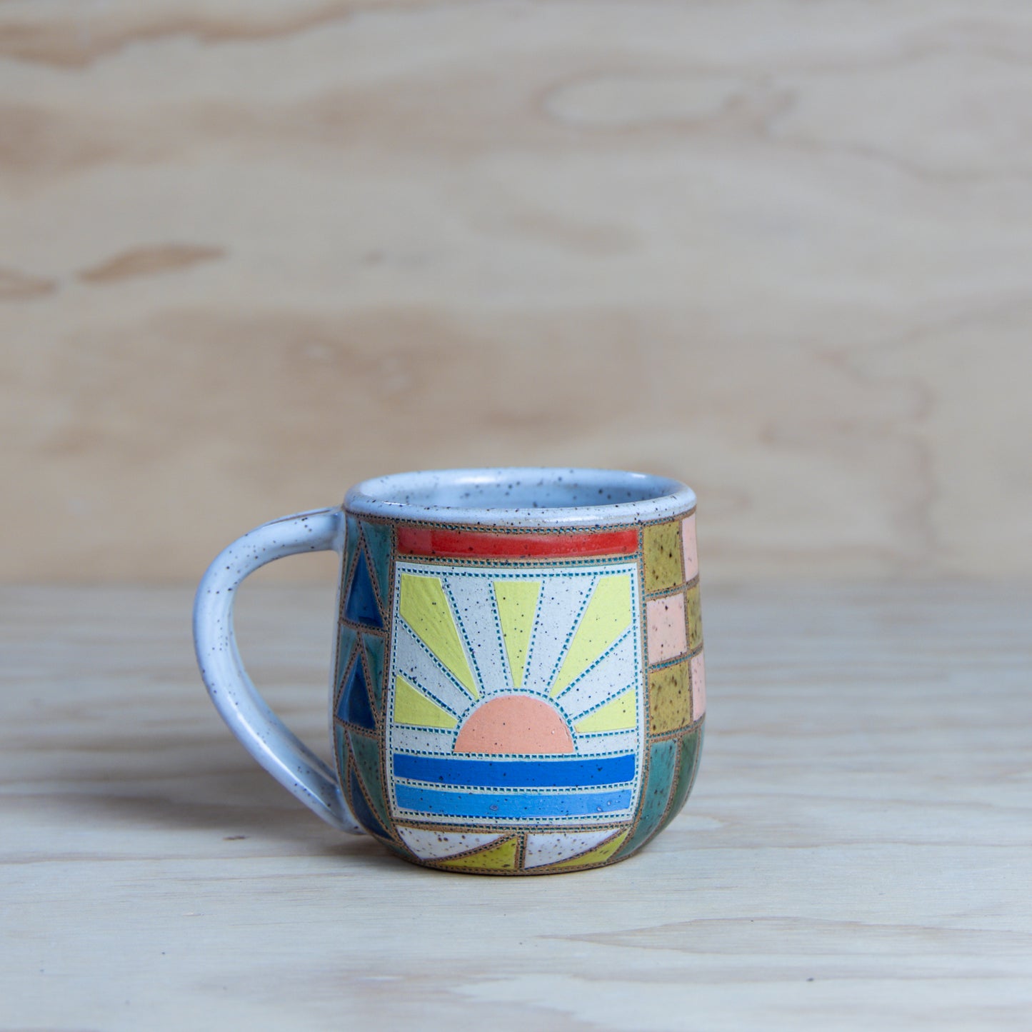 #14 Improv Quilt Mug