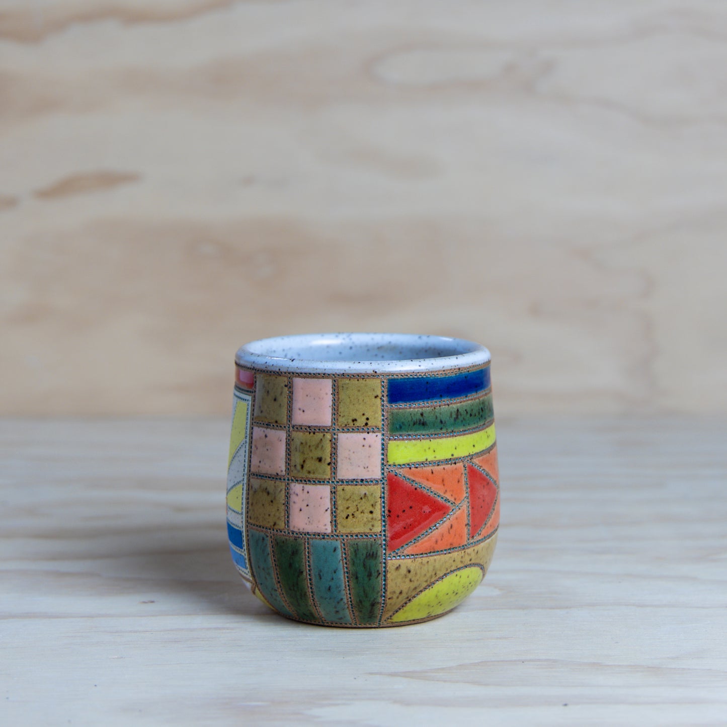 #14 Improv Quilt Mug