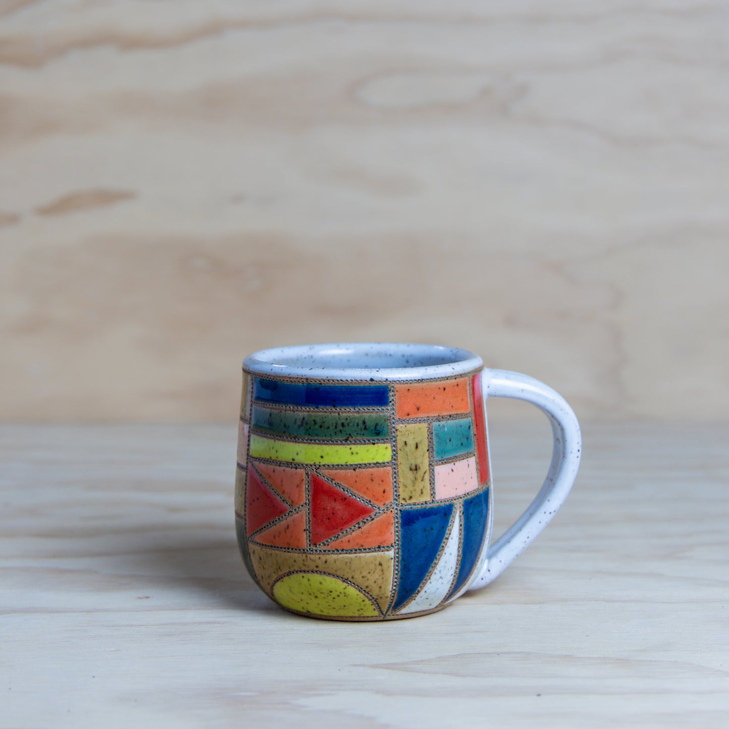 #14 Improv Quilt Mug