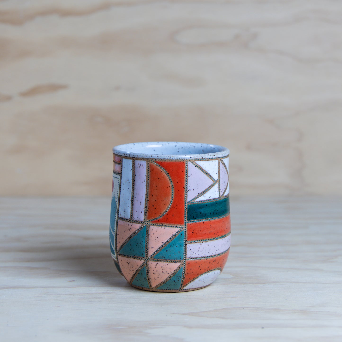 #16 Improv Quilt Mug