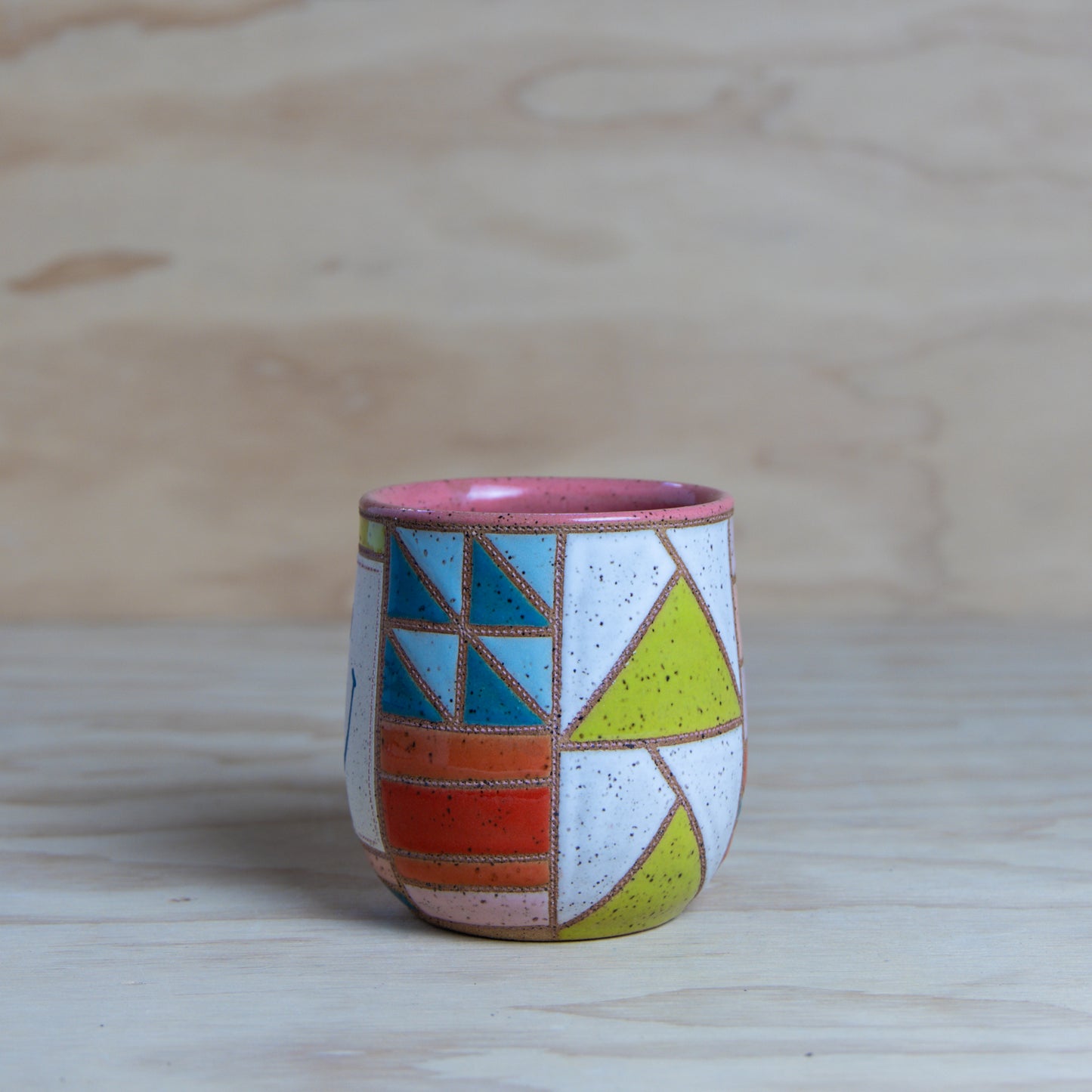 #18 Improv Quilt Mug