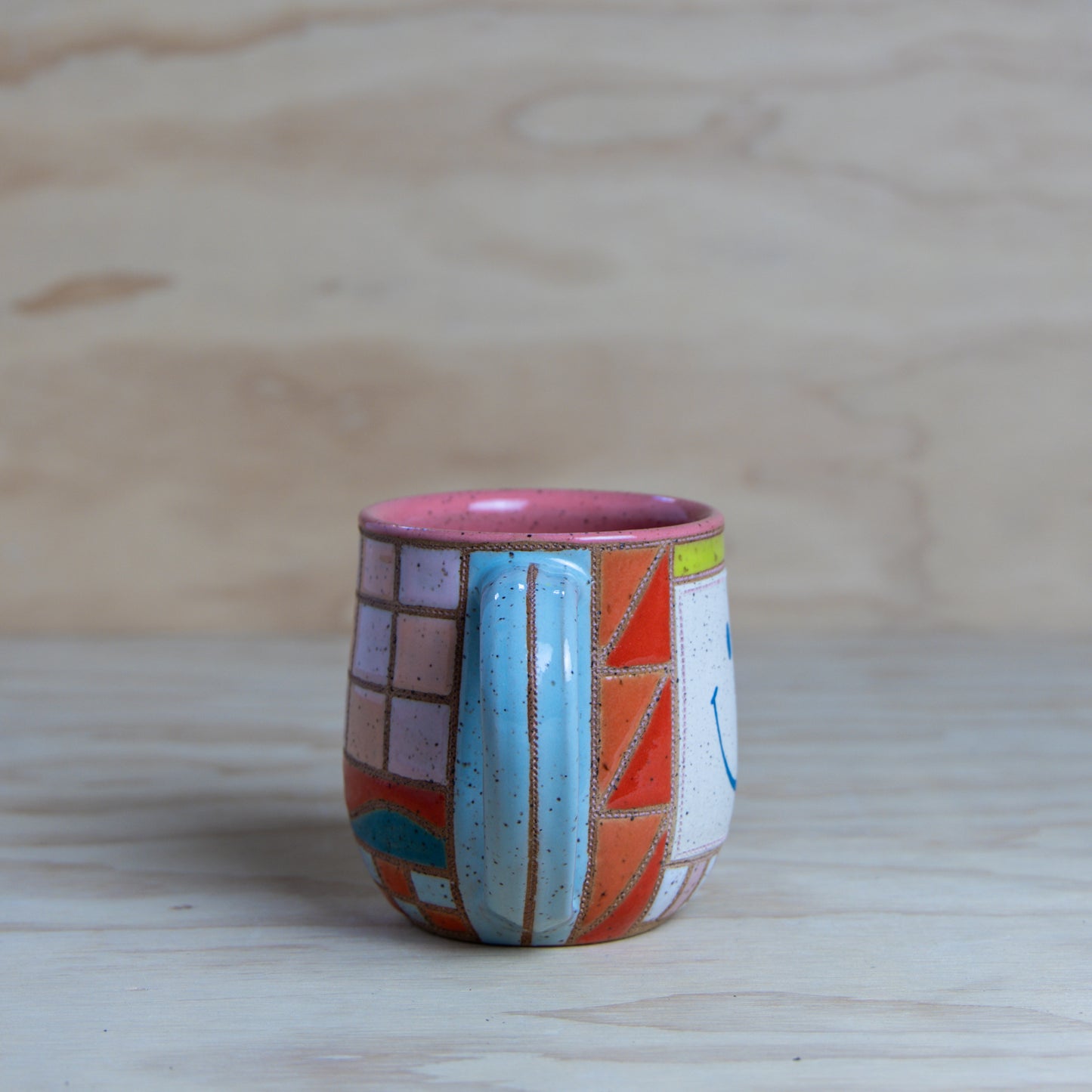 #18 Improv Quilt Mug