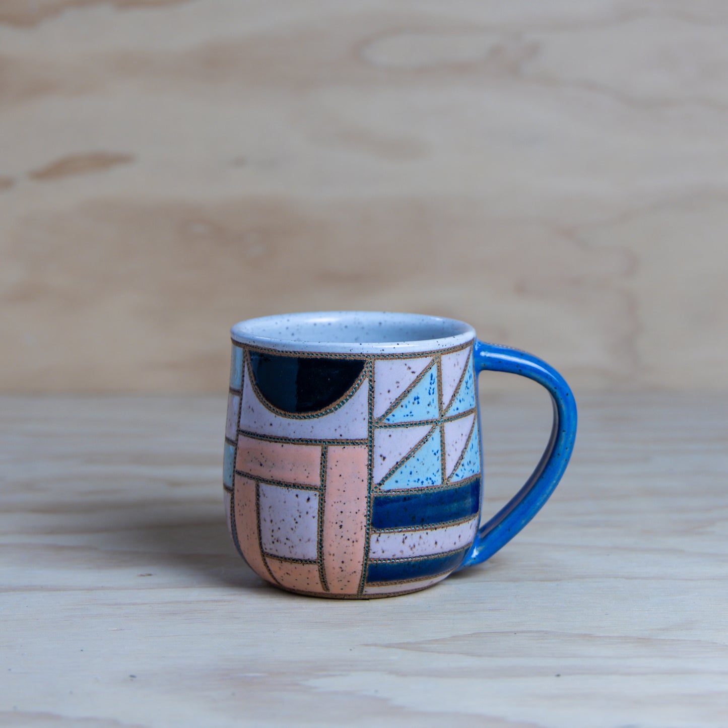 #3 Improv Quilt Mug
