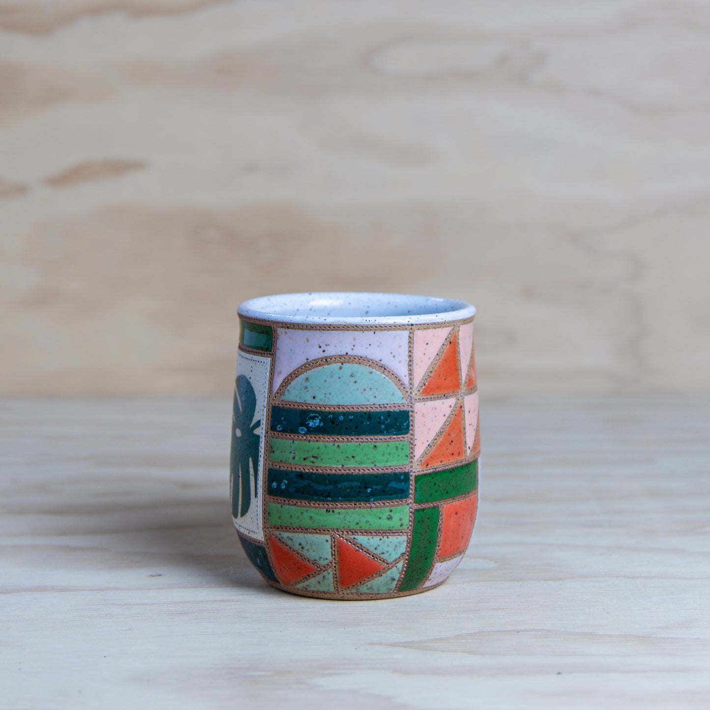 #4 Improv Quilt Mug
