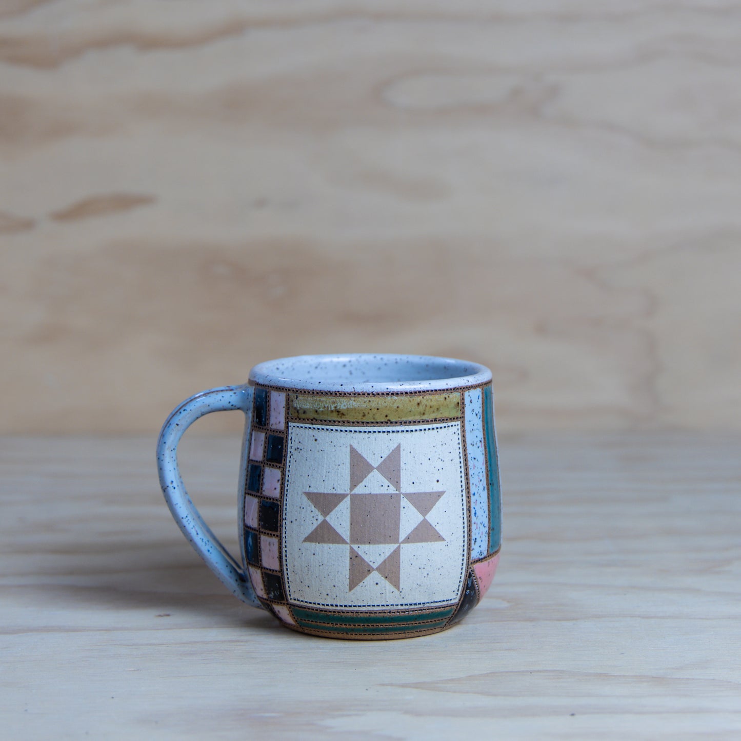 #5 Improv Quilt Mug