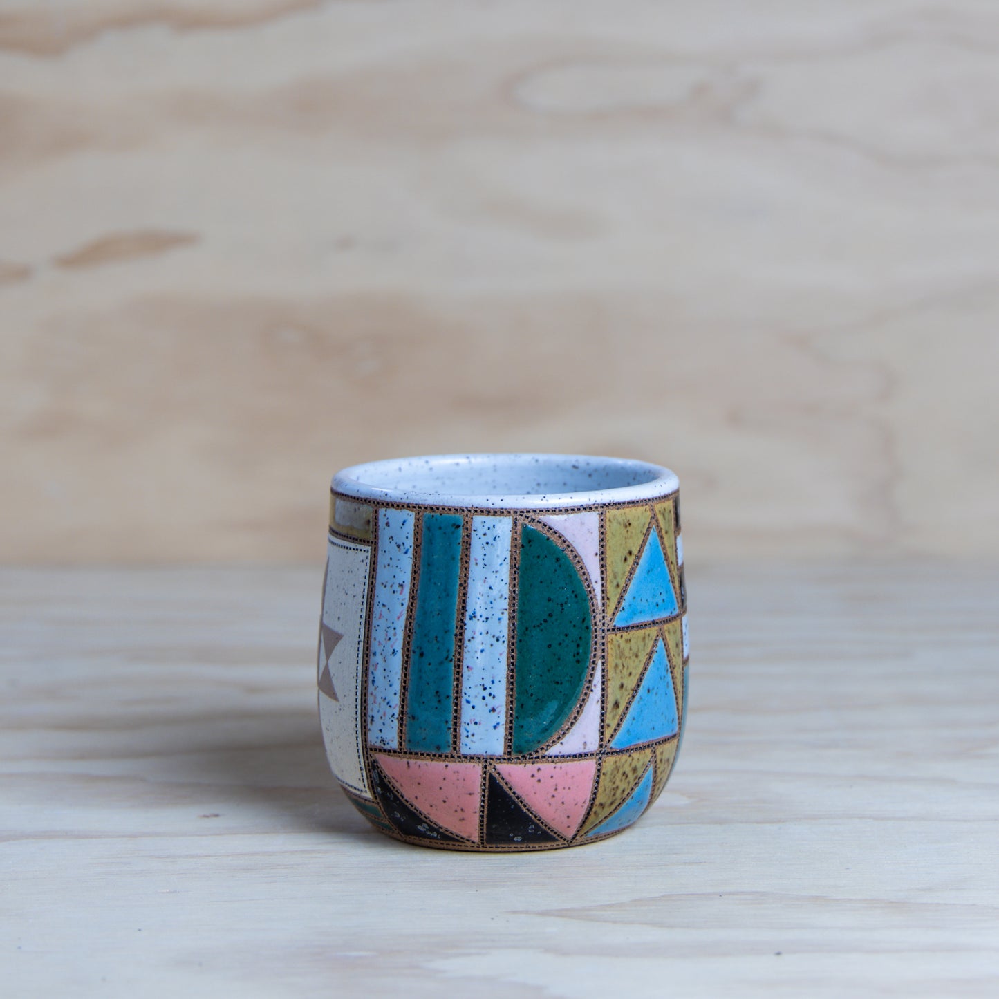 #5 Improv Quilt Mug