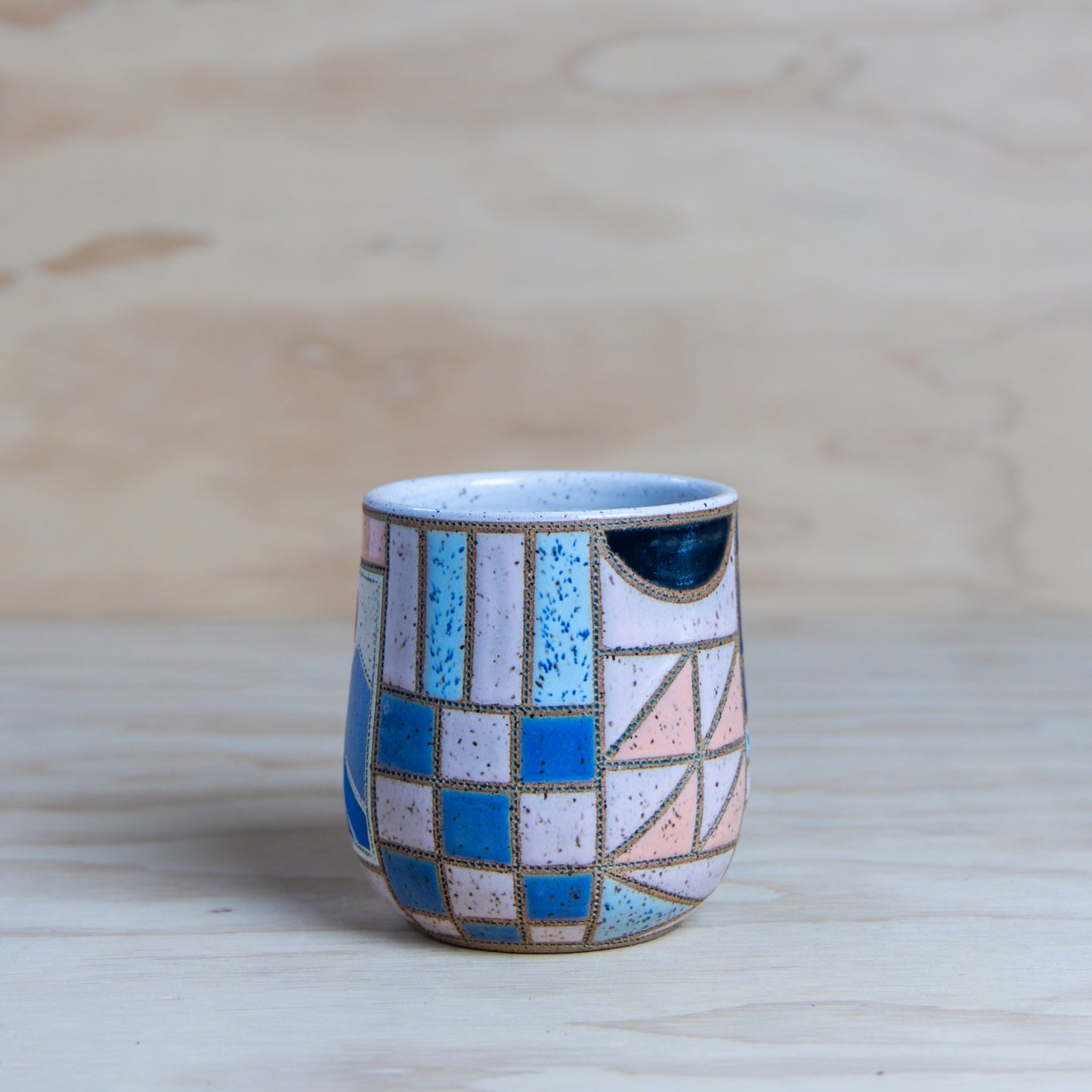 #6 Improv Quilt Mug