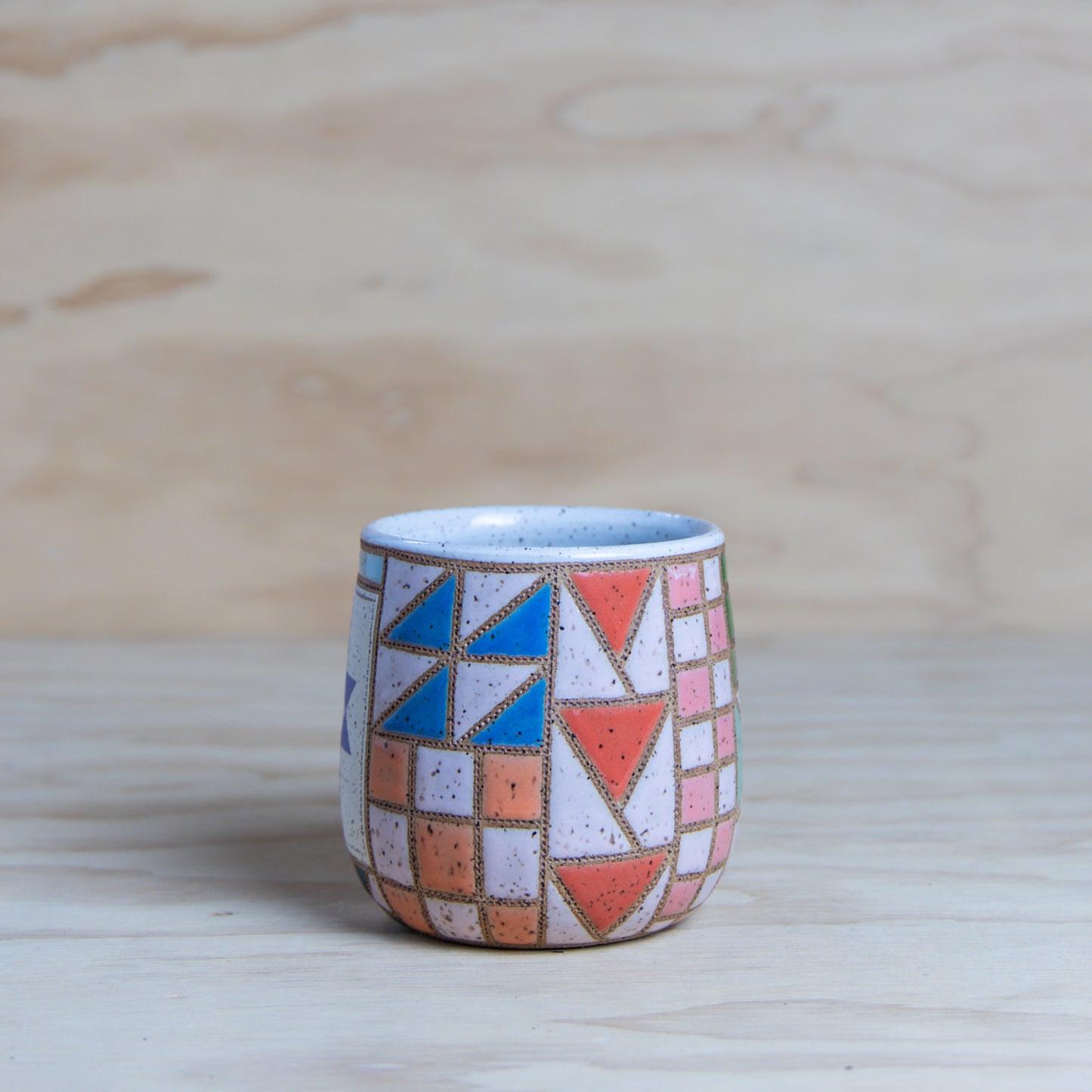 #7 Improv Quilt Mug