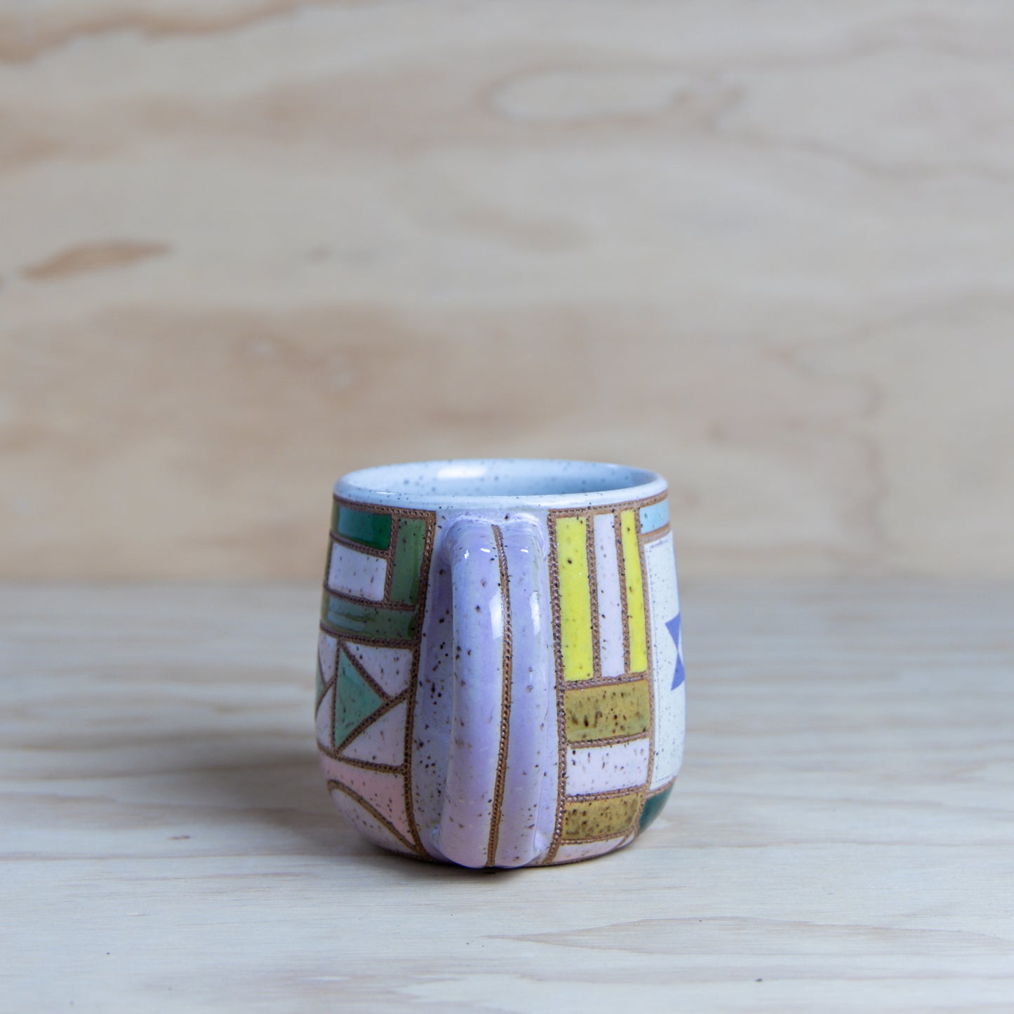 #7 Improv Quilt Mug