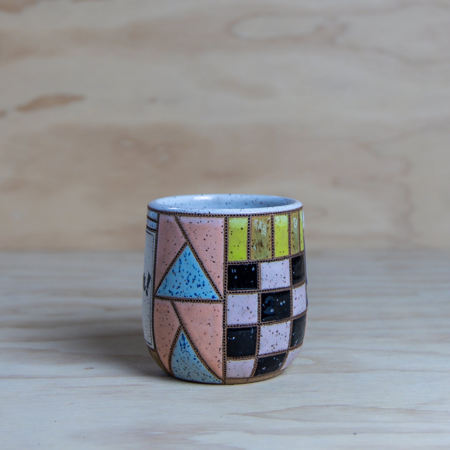 #8 Improv Quilt Mug