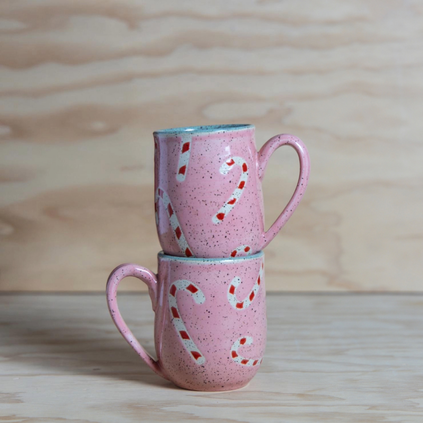 PRE-ORDER Candy Cane Mug-Pink
