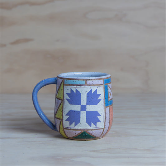 #9 Improv Quilt Mug