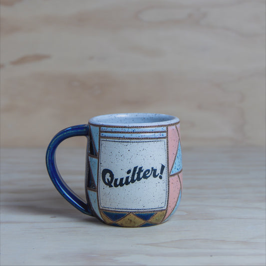 #8 Improv Quilt Mug