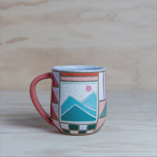 #16 Improv Quilt Mug