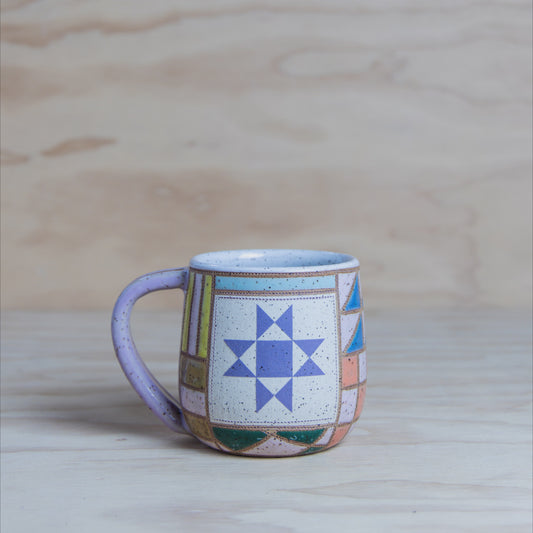 #7 Improv Quilt Mug