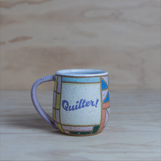 #11 Improv Quilt Mug