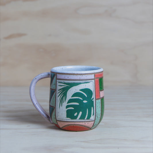 #12 Improv Quilt Mug