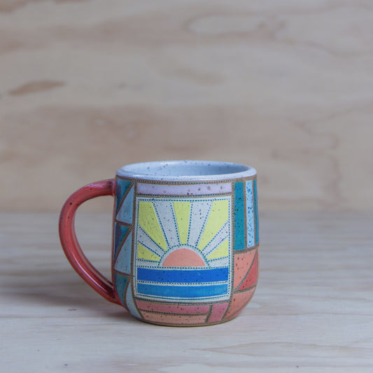 #1 Improv Quilt Mug