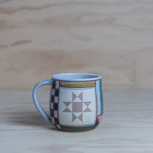 #5 Improv Quilt Mug